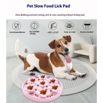 Pet Slow Feeder Factory - Eco-Friendly Silicone Slow Feeder for Cats Dogs Solid Pattern Lick Plate