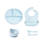 Children Tableware Manufacturer - Children's Food Grade Silicone Daily Dining Tableware Anti-Spill Bib