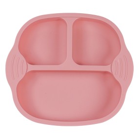 Children Dinnerware Supplier - Children's Set Stylish Food Grade Silicone Baby Plates Non-Slip Suction