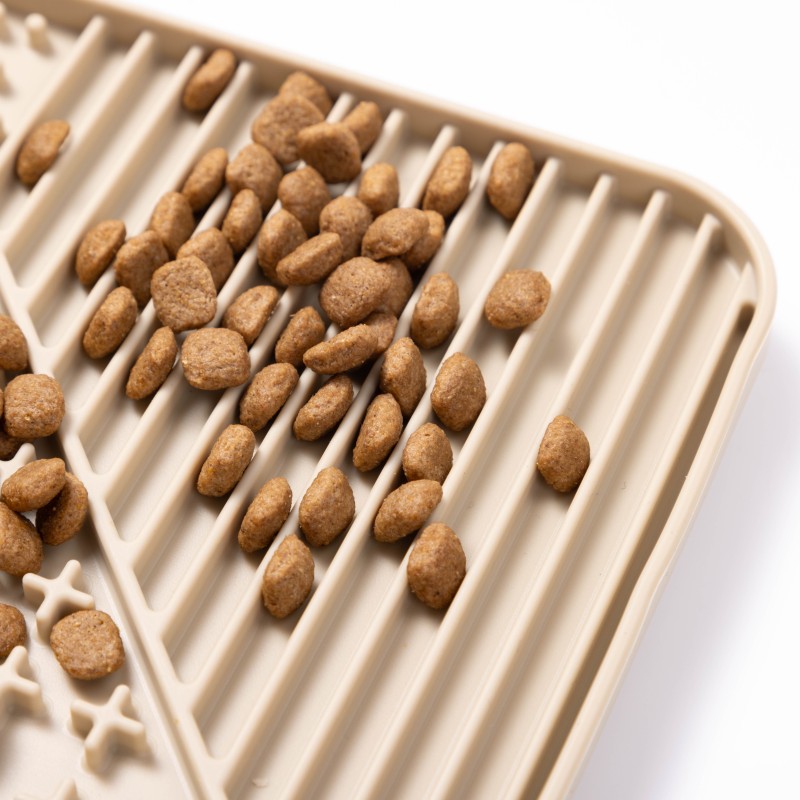 Pet Lick Mat Factory - Silicone Pet Food Bowls with Suction Lick Mat Foldable Eco-Friendly Dog Lick