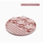 Pet Feeding Mat Manufacturer - Fun Eco-Friendly Silicone Pet Feeding Mat Solid Pattern Bathing Dog Lick