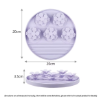 Pet Slow Feeder Supplier - Hot Selling Round Slow Feeder Dogs Cats Eco-Friendly Silicone Solid Pattern