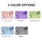 Pet Grooming Mat Manufacturer - Silicone Solid Pattern Pet Licking Mat Dogs Cats Foldable Grooming Feeder