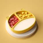 Children Plate Manufacturer - Cartoon Kids Dining Plate with Suction Cup Weaning Training Dish Children