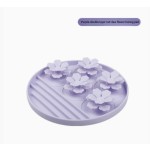 Pet Feeding Mat Manufacturer - Fun Eco-Friendly Silicone Pet Feeding Mat Solid Pattern Bathing Dog Lick
