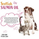 Pet Supplement Manufacturer - Premium Pure Natural Salmon Oil Omega-3 Rich Pet Supplement Dog Cat Additive