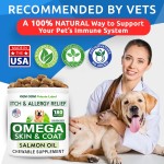 Salmon Oil Chews Supplier - Pure Natural High Absorption Salmon Oil Omega Soft Chews Dog Supplement