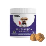 Multivitamin Manufacturer - Customized 8-in-1 Multivitamin Pet Supplements for Dogs Cats 8 Essential Vitamins