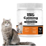 Calming Chews Manufacturer - Hemp Cat Calming Chews Salmon Beef Tuna Flavors Nutritional Vitamins Supplement