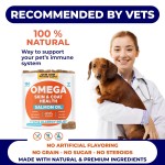 Pet Omega Supplement Factory - Premium Pure Wild-Caught Salmon Oil for Dogs Cats Omega Rich Natural