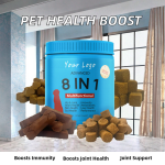 Allergy Immune Supplier - Allergy Immune Probiotics for Dogs Cats Multivitamin Salmon Oil Soft Chews Hip Joint