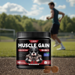 Body Building Manufacturer - Muscle Gain Soft Chews Tablets Body Mass Building Dietary Supplement Dogs