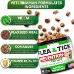Flea Defense Supplier - OEM Natural Flea Tick Defense Soft Chew Supplement for Dogs Cats Effective Oral Flea