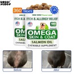 Salmon Oil Chews Supplier - Pure Natural High Absorption Salmon Oil Omega Soft Chews Dog Supplement