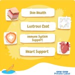 Dog Skin Supplement Manufacturer - Premium Omega3 EPA DHA Dog Skin Coat Supplement Soft Chews Biotin