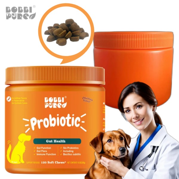 Probiotic Chews Manufacturer - Pet Health Care Supplements Chews Private Label Dog Treat Natural Prebiotics