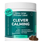 Anxiety Chews Supplier - Natural Dog Calming Soft Chews Anxiety Relief Treats for Pet Stress Support Pet Care