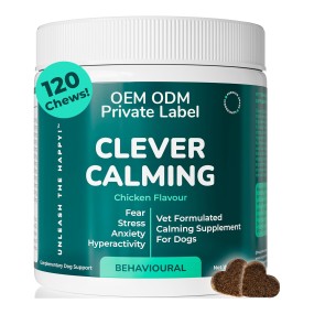 Anxiety Chews Supplier - Natural Dog Calming Soft Chews Anxiety Relief Treats for Pet Stress Support Pet Care