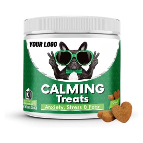 Calming Treats Manufacturer - OEM Natural Pet Health Care Soft Chews Chicken Flavor Hemp Calming for Cats