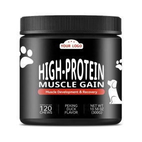Muscle Support Factory - High-Protein Collagen Dog Treats Muscle Support Chews Joint Health Pet Supplements