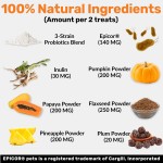 Probiotic Chews Supplier - OEM ODM Natural Probiotic Soft Chews Pet Food Supplement Dog Treats Gut Health