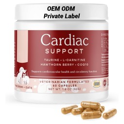 Cardio Supplement Factory - Best Quality Natural Pet Health Care Supplement Cardio Tensive Capsule Dogs Cats
