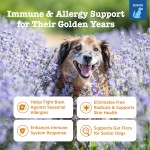 Allergy Chews Factory - Dog Itchy Skin Relief Allergy Immune Support Natural Soft Chews Pet Care