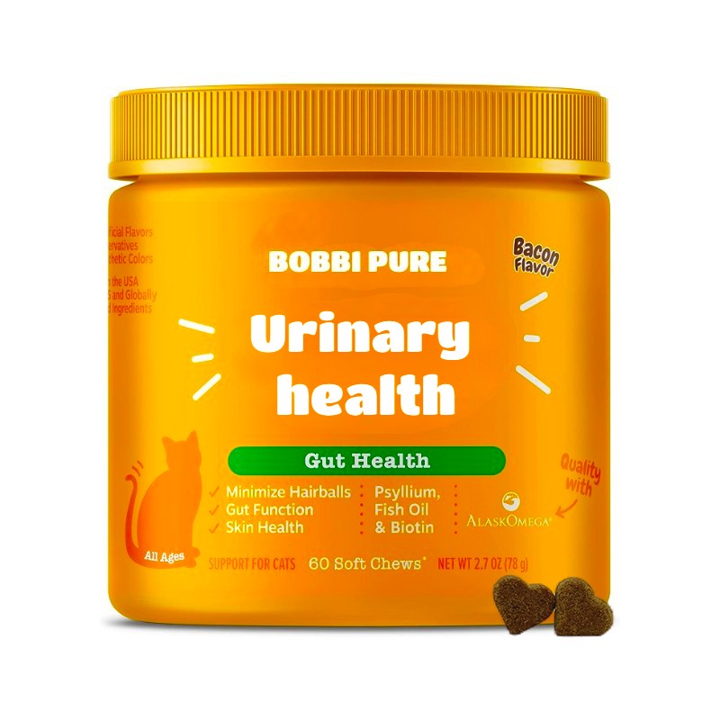 Urinary Support Factory - Private Label Natural Urinary Support Soft Chews Pet Care for Cats Liver Kidney