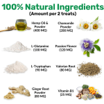 Calming Treats Manufacturer - OEM Natural Pet Health Care Soft Chews Chicken Flavor Hemp Calming for Cats