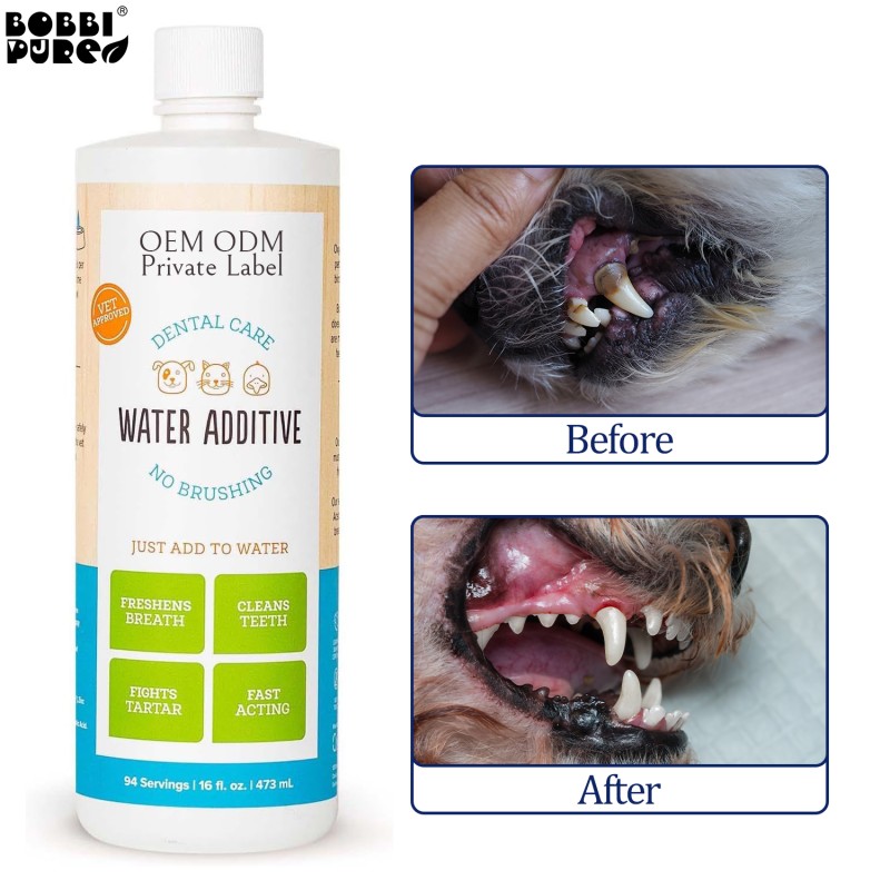 Pet Dental Solution Manufacturer - Professional Grade Pet Tooth Water Supplements Advanced Dental Care