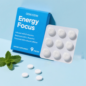 L-Theanine Energy Tablets Factory - Wholesale Caffeine Chewing Gums Focus Support