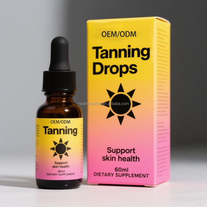 Drinkable Tanning Drops Factory - Hot Selling Sunless Tan Booster for Radiant Glow