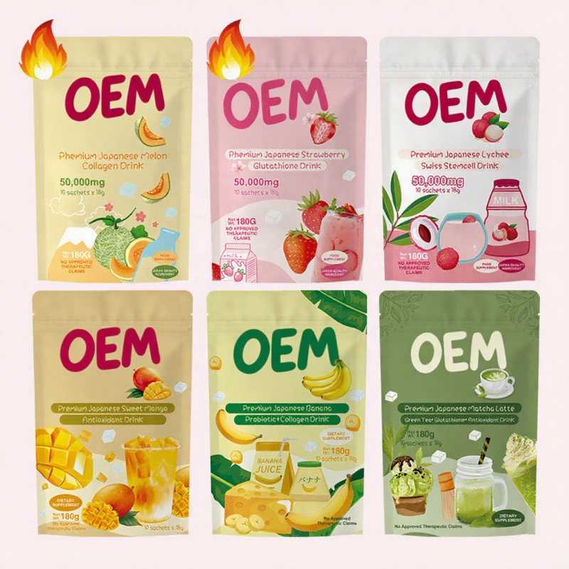 Beauty Collagen Powder Manufacturer - Wholesale Hydrolyzed 6 Flavor Drink Powder