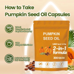 Pumpkin Seed Oil Softgels Factory - OEM Private Label Hair Health Herbal Supplement