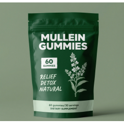 Mullein Gummies Supplier - OEM 2000mg Leaf Extract Lung Detox Respiratory Support