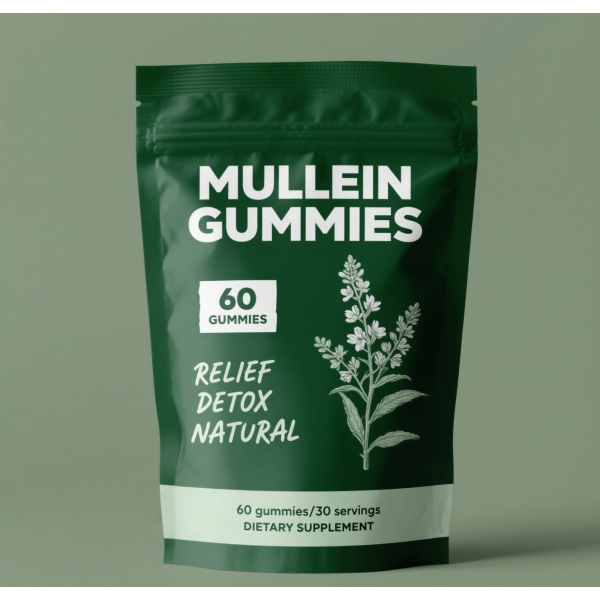 Mullein Gummies Supplier - OEM 2000mg Leaf Extract Lung Detox Respiratory Support
