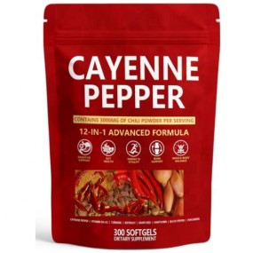 Cayenne Pepper Soft Capsules Supplier - OEM Super Extract Cayenne Pepper Softgels