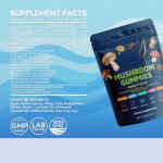 Organic Mushroom Gummies Supplier - OEM Private Label 10 in 1 Extract Blend