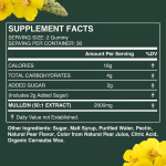 Mullein Gummies Supplier - OEM 2000mg Leaf Extract Lung Detox Respiratory Support