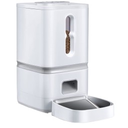 Cat Feeder Factory - 7L Stainless Steel Automatic Cat Feeder Eco-Friendly Timed Dry Food Dispenser 4 Meal Smart