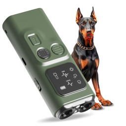 Ultrasonic Repeller Supplier - Rechargeable Ultrasonic Dog Repeller with LED Flashlight Motion Activated Trainer