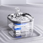 Water Dispenser Supplier - Elecpet Sensor Cat Water Fountain with Auto Refill Quiet Pump Plastic Design BPA Free