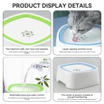 Water Bowl Factory - Anti Spill Pet Bowl No Spill Dog Water Bowl Cat Fountain Design 1.2L Floating Water Fountain