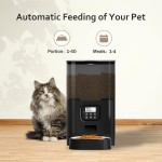 Smart Feeder Supplier - 2025 Smart Pet Feeder Automatic 4L/6L Capacity WiFi APP Control Dual Power Supply Voice Recorder