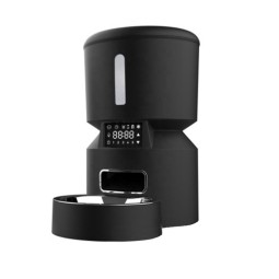 Pet Feeder Manufacturer - 2025 Portable 4L Automatic Smart Pet Feeder Dual Power Supply Anti-Jam Voice Recorder