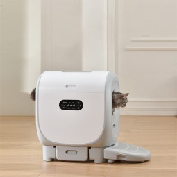 Automatic Litter Box Factory - 2025 New Design Large Self-Cleaning Automatic Cat Toilet Easy Clean Feature