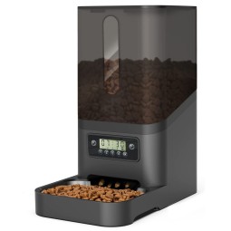 Automatic Feeder Factory - Black IP65 Waterproof Stainless Steel Pet Feeder Smart Automatic Timer Large 6L Capacity