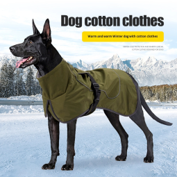 Dog Coat Factory - Solid Classic Winter Coat for Dogs Large Medium Waterproof Fleece Cotton Snowproof