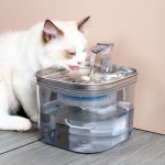 Water Dispenser Supplier - Elecpet Sensor Cat Water Fountain with Auto Refill Quiet Pump Plastic Design BPA Free