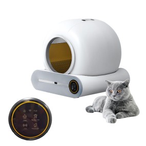 Smart Litter Box Factory - APP Control Odor Removal System Automatic Waste Disposal Safety Sensors